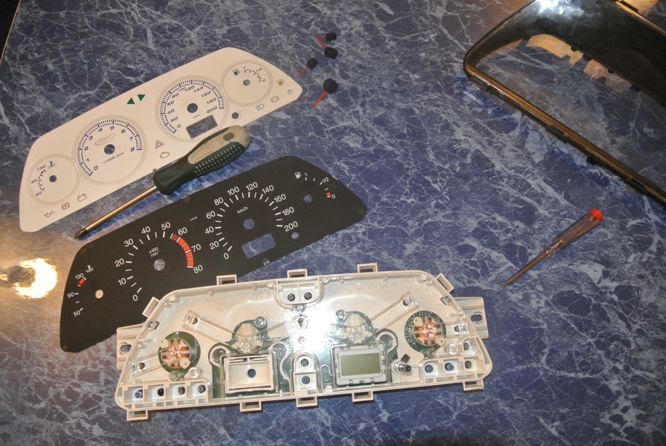 Смена вкладыша щитка приборов или "аля привет Колхоз :D" — Lada 2114, 1 ...