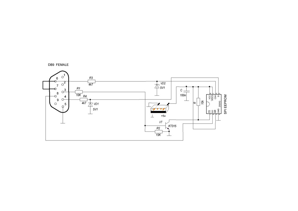 Eeprom схема подключения