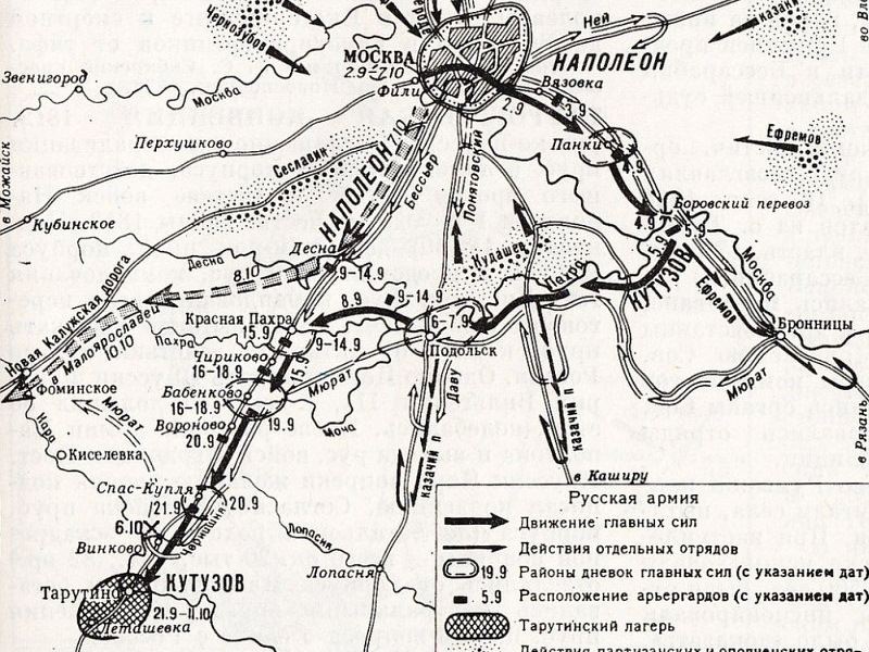 Сражения в подмосковье карта