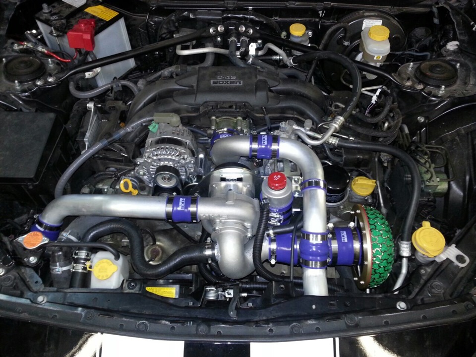 Установка HKS GT Supercharger Kit на Toyota GT86.