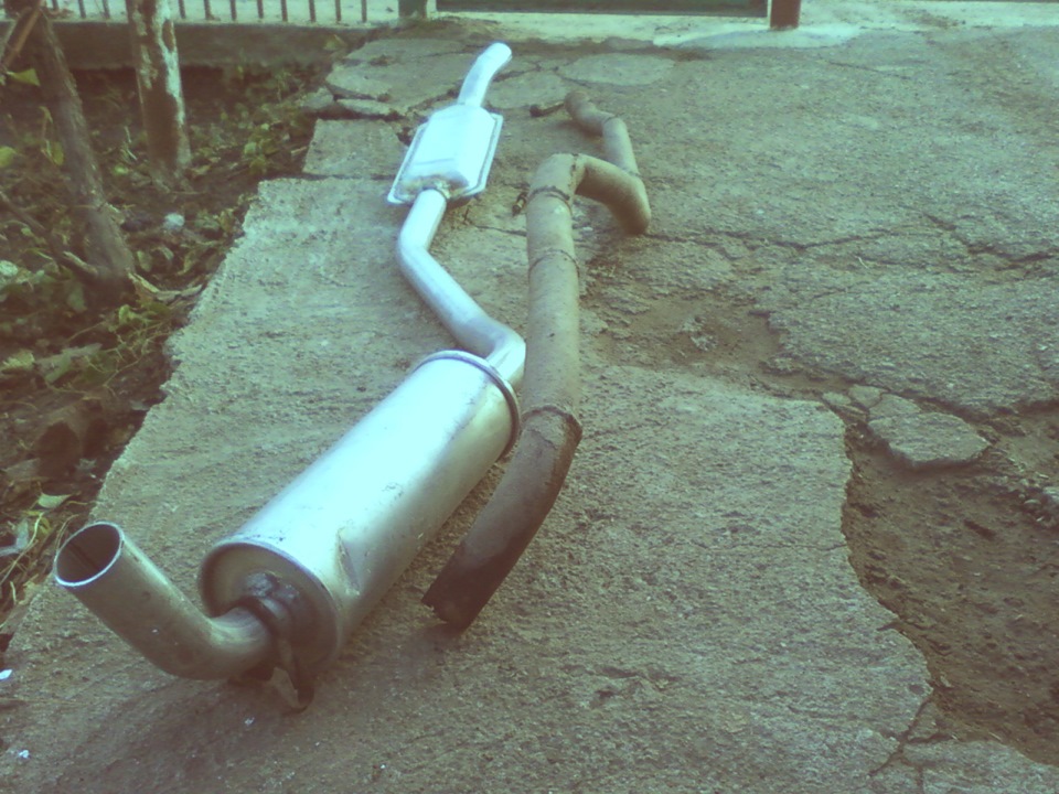 Выхлоп (Резонатор) — Lada 21053, 1,5 л, 1991 года | запчасти | DRIVE2