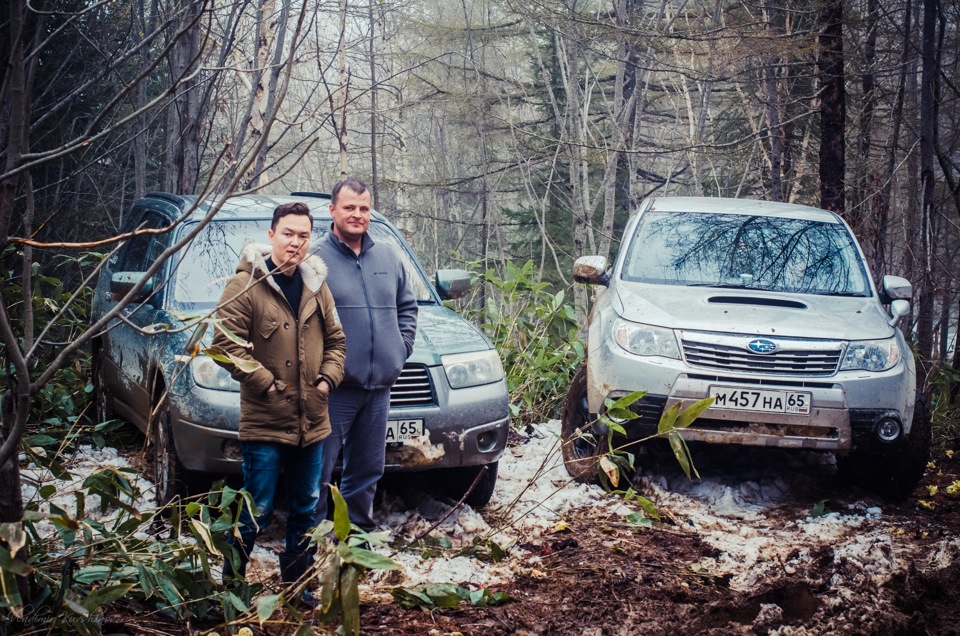 вот и мы на месте — Subaru Forester (SG)