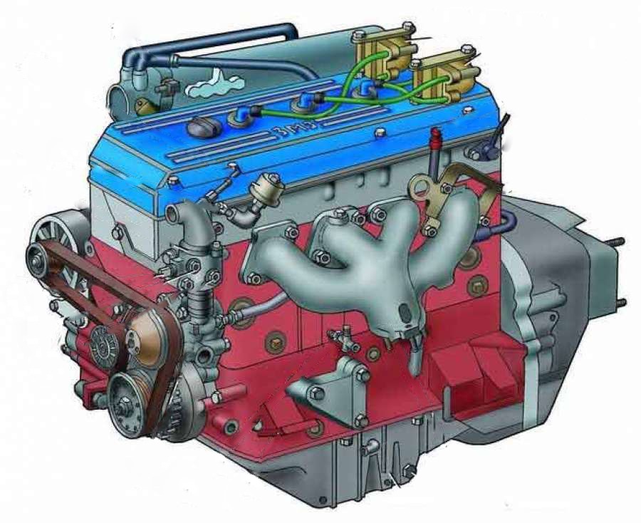 Слить антифриз газель 406