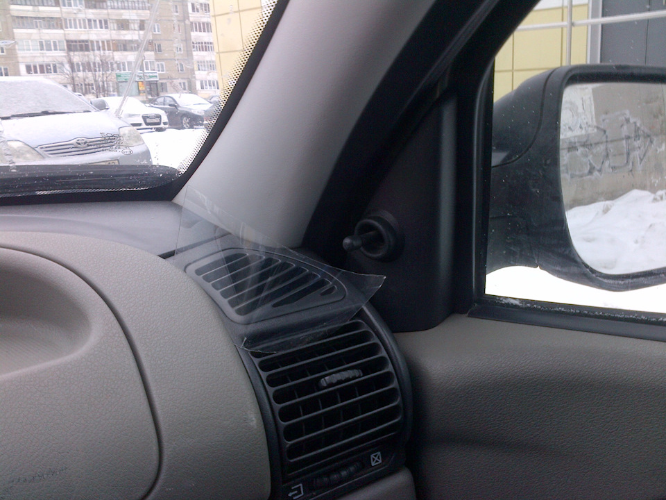 Обдув боковых стекол — Lada Калина универсал, 1,6 л, 2011 года | другое ...