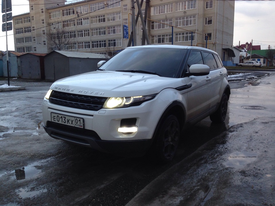 Тонировка в круг — Land Rover Range Rover Evoque (1G), 2,2 л, 2012 года ...