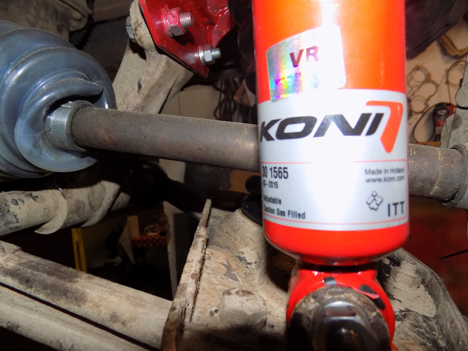 Перенос передней балки, Аморты KONI, СРПМ, Пружины от Волги — Lada 4x4 ...