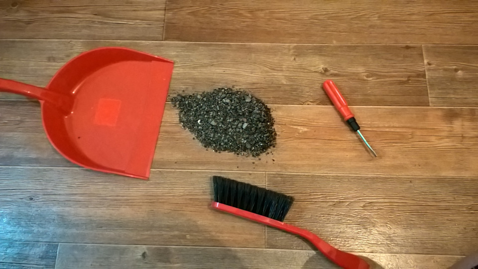 Вот столько камней было . — Toyota Camry (XV40)