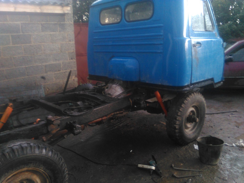 Поставил кабину … — УАЗ 3303, 2 л, 1997 года | кузовной ремонт | DRIVE2