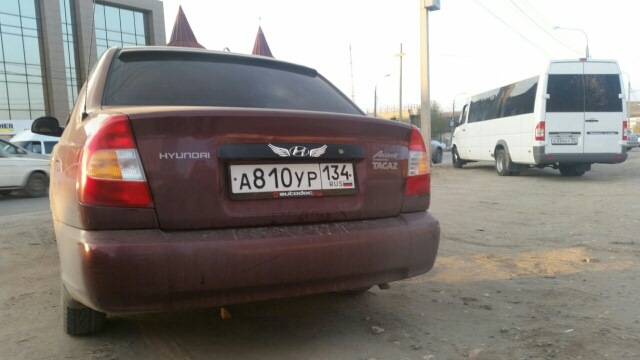 Ангельские крылышки — Hyundai Accent (2G), 1,6 л, 2011 года ...