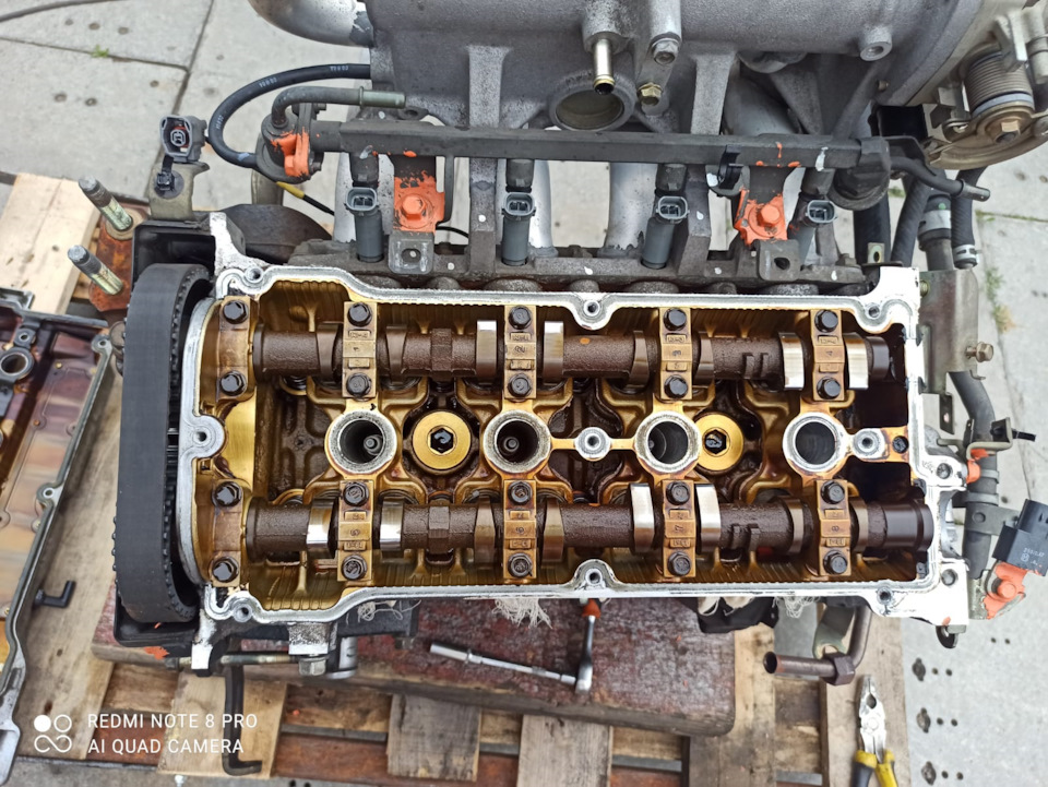 117. Начинаем работы по двигателю — Mazda Familia (BJ), 1,5 л, 2002 ...