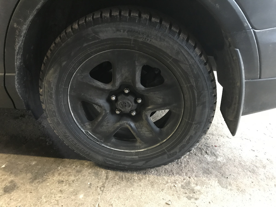 Покраска дисков в жидкую резину — Toyota RAV4 (IV), 2 л, 2015 года ...