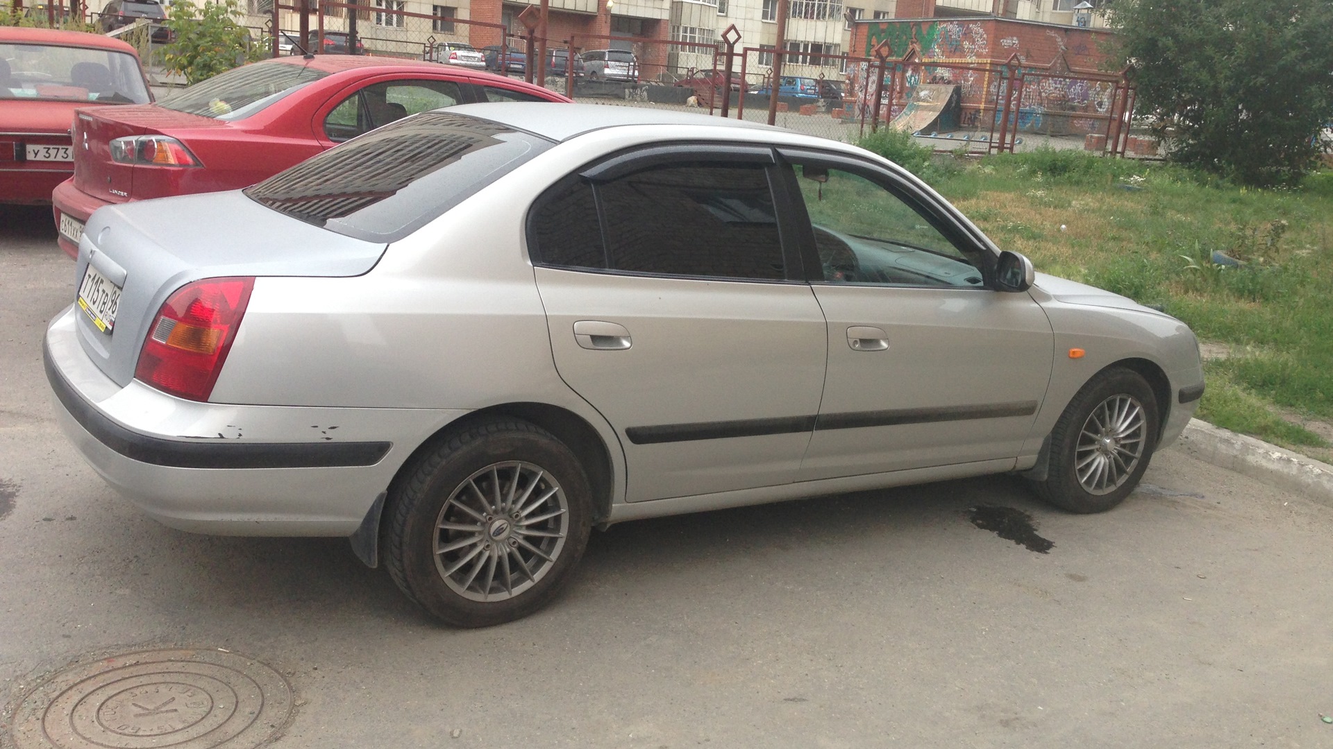 Hyundai Elantra (3G) 1.6 бензиновый 2003 | Машина пока серебристая на DRIVE2