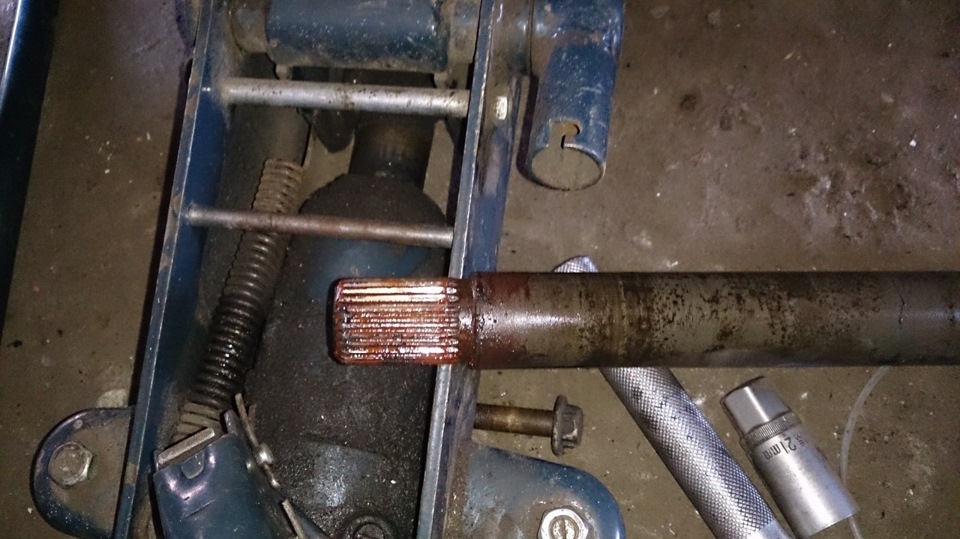 Замена промежуточного вала совместно с подвесным подшипником — KIA ...