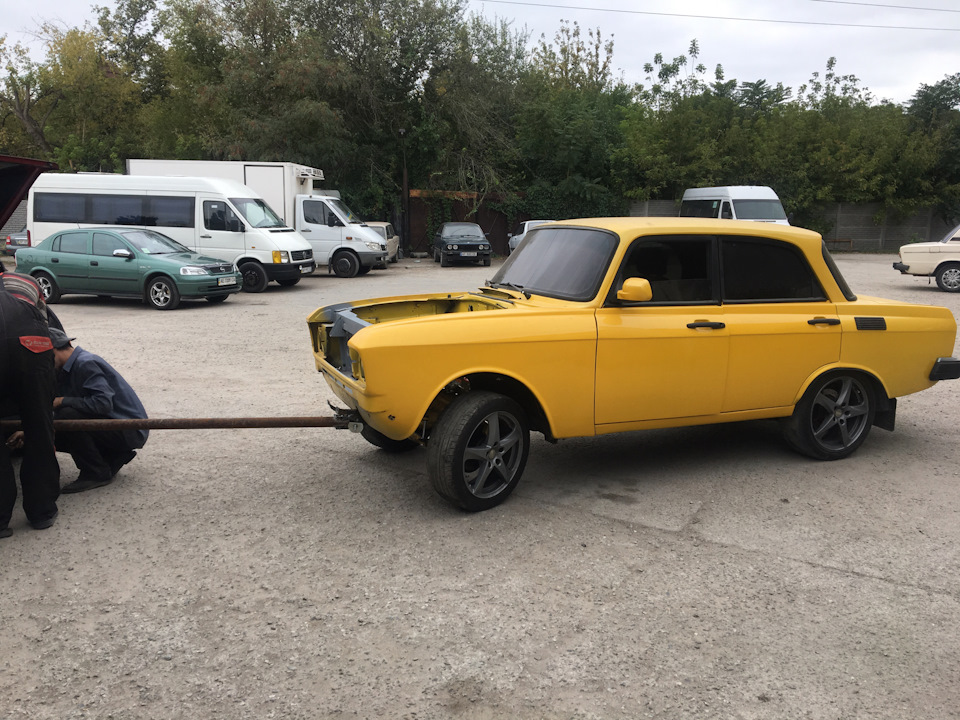 Финал с печкой. Поездка в малярку — Москвич 2140, 1,5 л, 1976 года ...