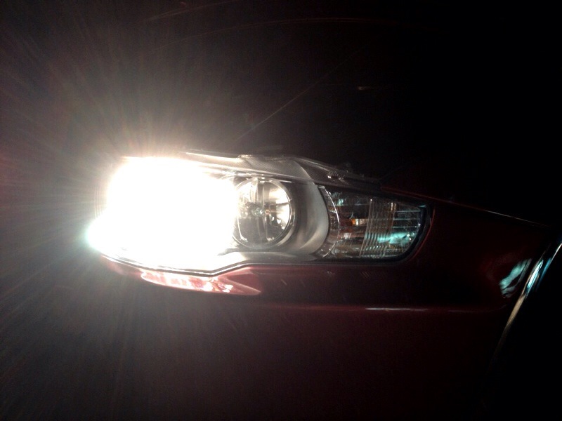 замена Габаритных ламп на Светодиодные — Mitsubishi Lancer X, 1,5 л ...