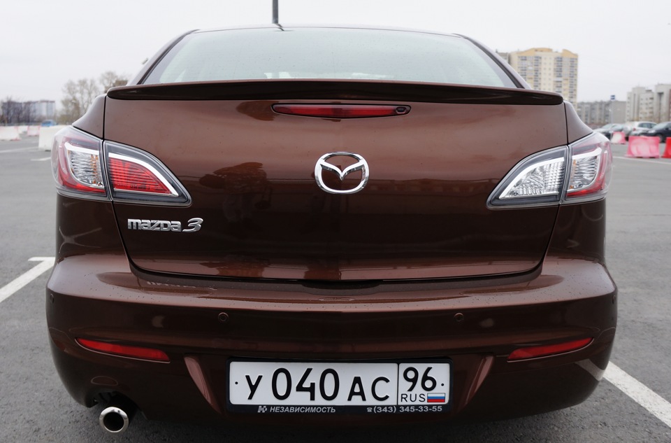 Белая задняя ПТФ — Mazda 3 (2G) BL, 1,6 л, 2011 года | тюнинг | DRIVE2