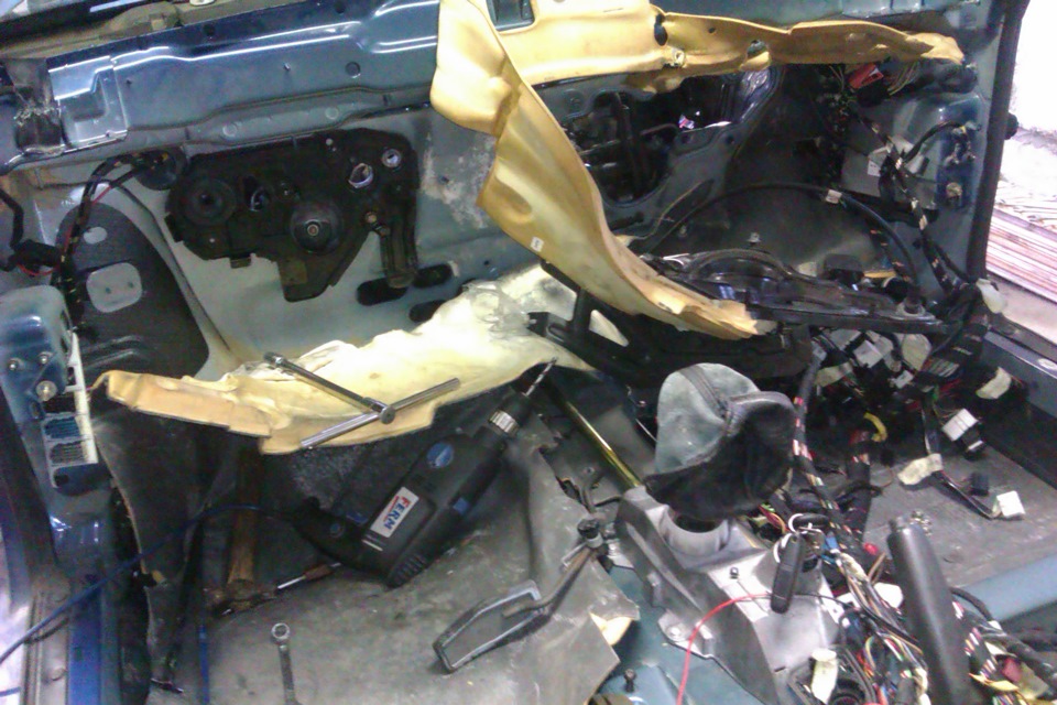 Перекидываем руль справа на лево — Saab 9-3 (1G), 2 л, 1999 года ...