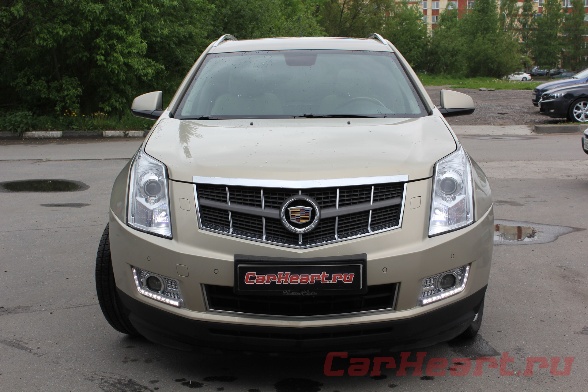 Cadillac SRX, замена штатных ламп дневных ходовых огней — CarHeart на ...