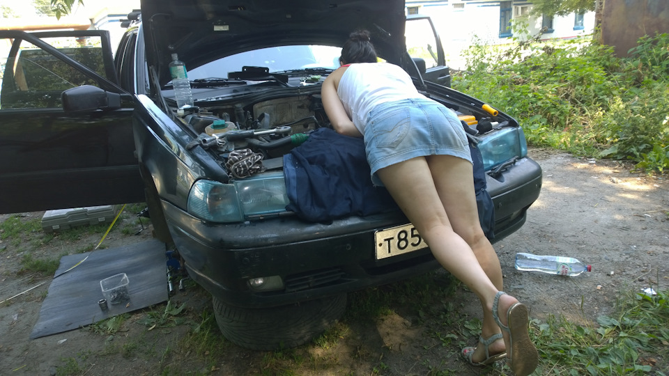 Замена герметика клапанной крышки — Volvo V70 I, 2,3 л, 1998 года ...