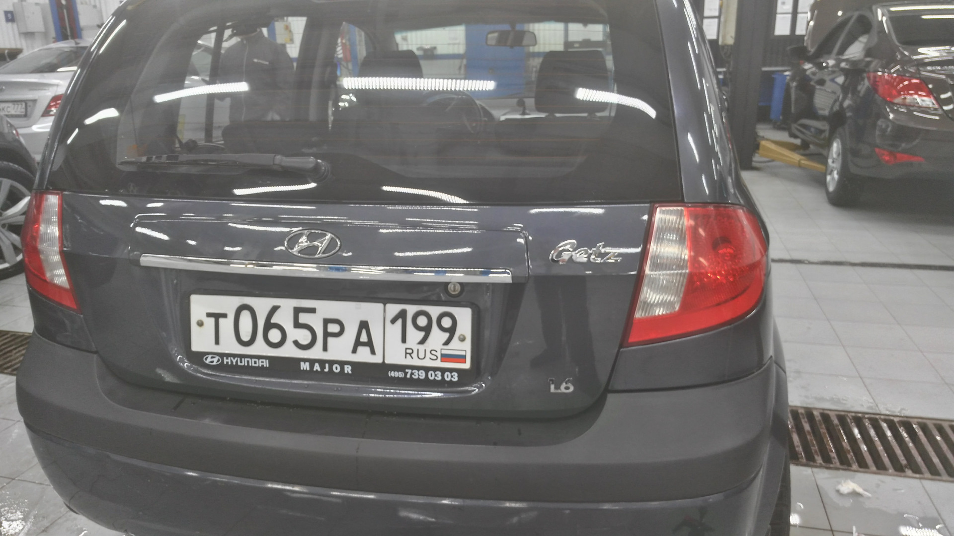 Накладки hyundai getz