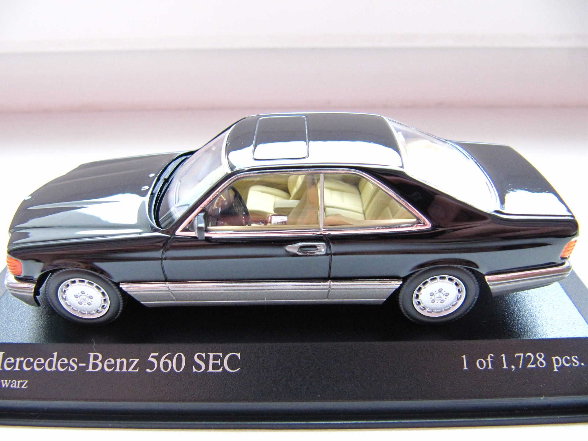 Mercedes-Benz 560 SEC S класс или Sonderklasse by Minichamps (1:43) — DRIVE2