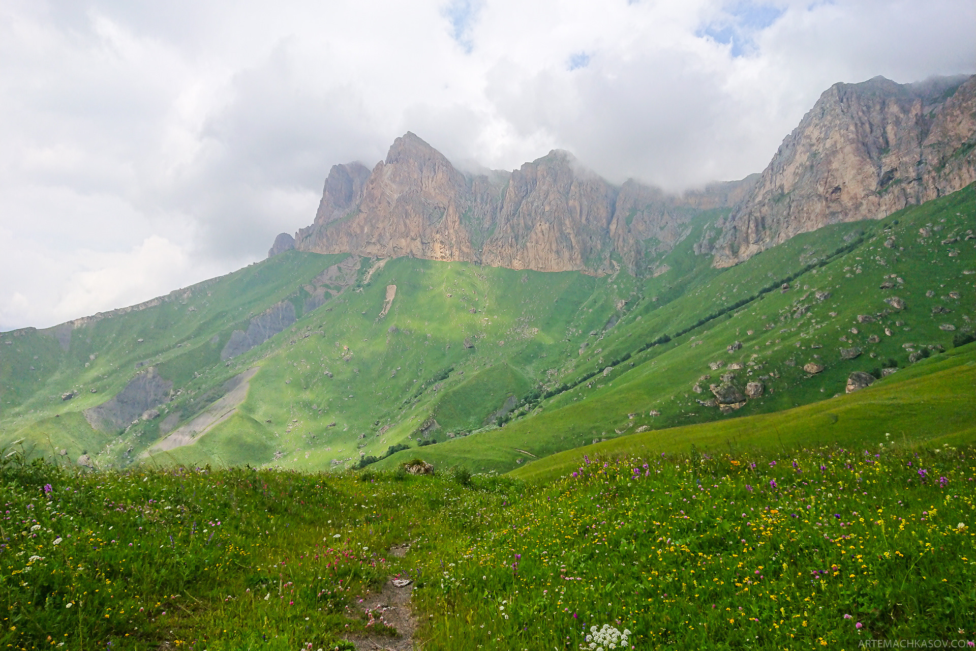 Актопрак перевал Кабардино-Балкария озеро