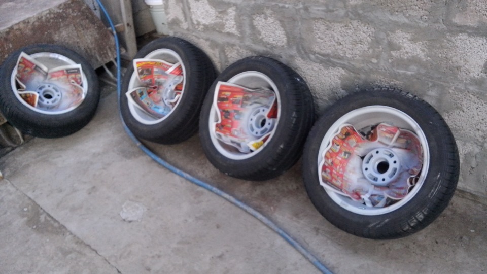 Небольшой ремонт дисков. — Mitsubishi Colt VI, 1,3 л, 2008 года ...