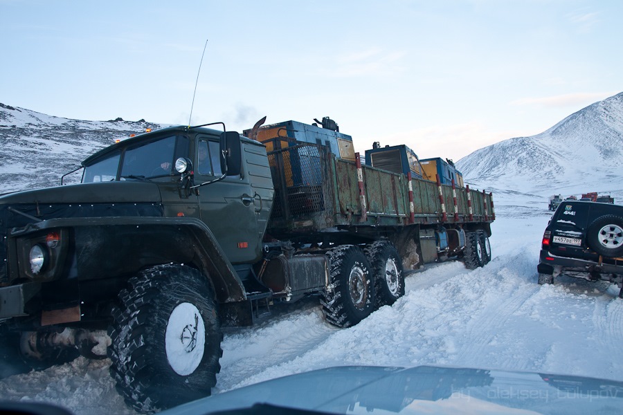 Урал 4320 на зимнике