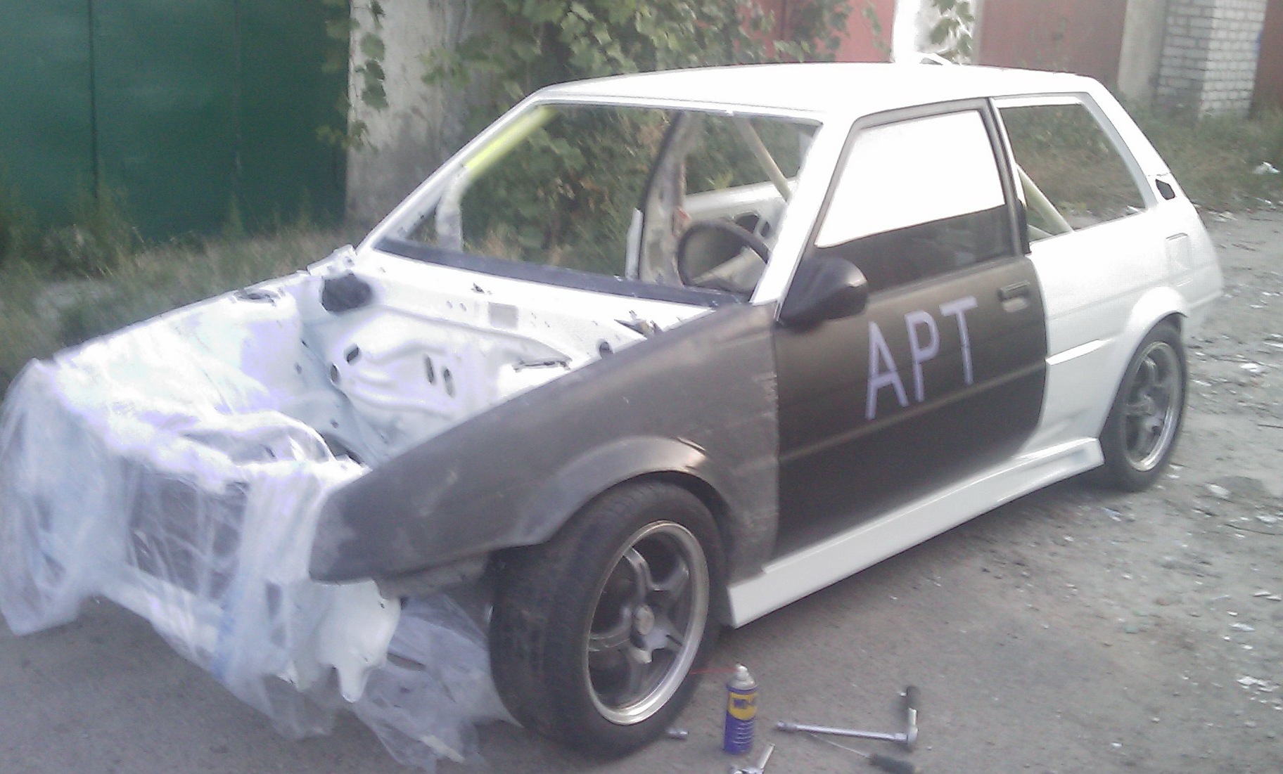Painting - how it was photo - Toyota Corolla 16 liter 1992