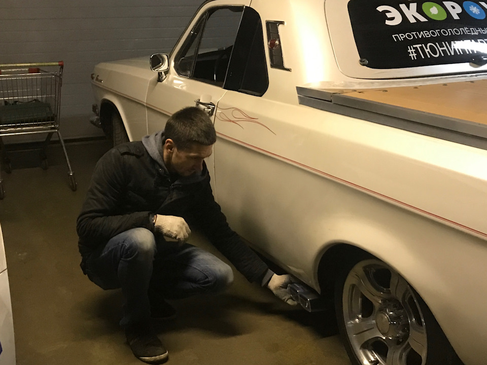 Выхлоп на две стороны на волга-пикап / видео — DRIVE2