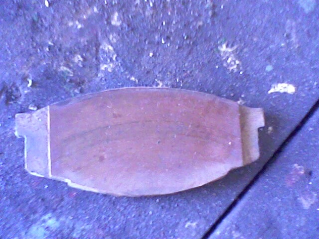 Brake pads waved with a handle - Toyota Mark II 20L 1982