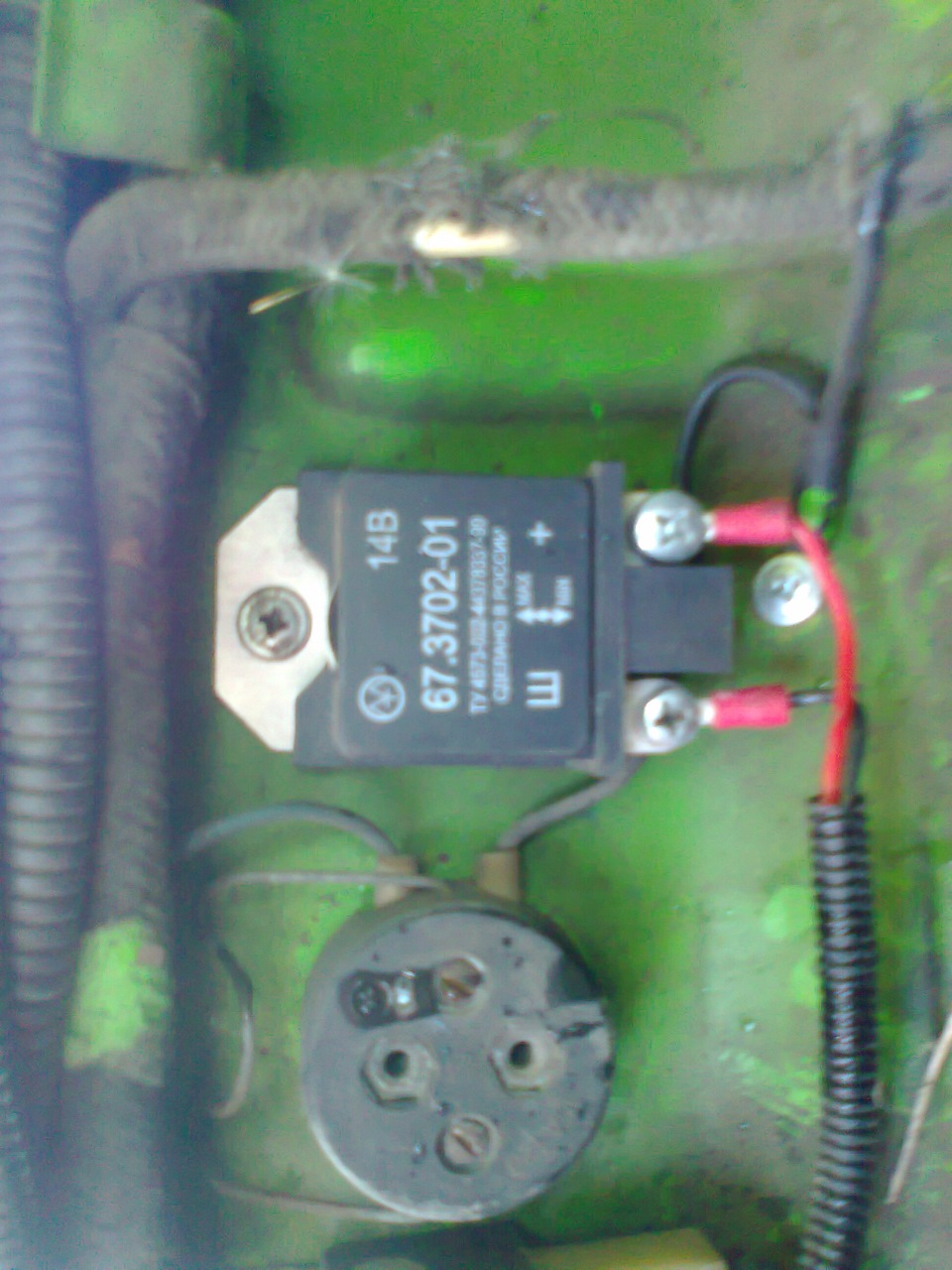 Генератор с Волги 3110 — ИЖ Москвич 412, 1,5 л, 1972 года | своими ...