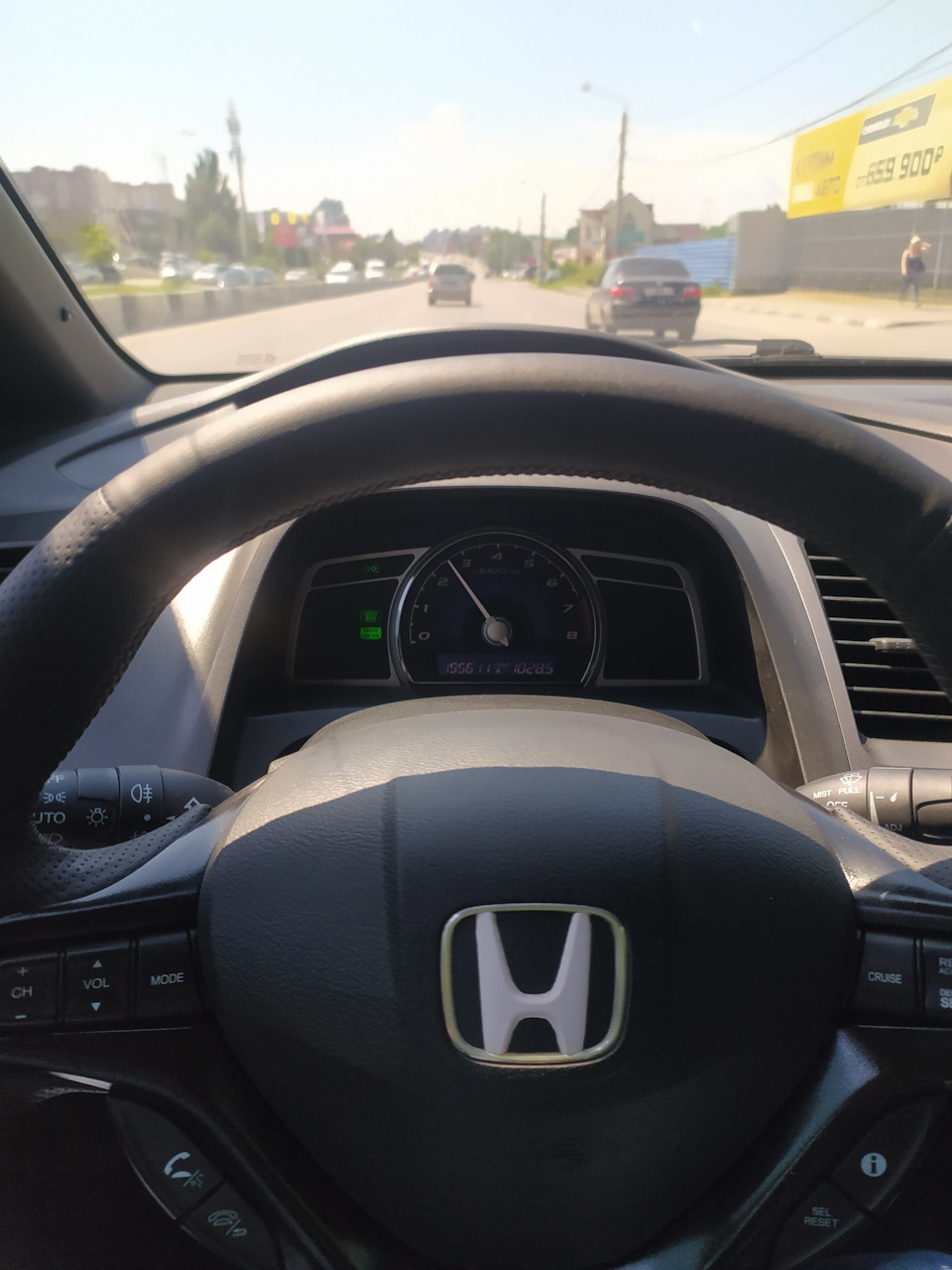 Установка Аудио, Круиз, авто режим света и умный дворник Хонда цивик 4д —  Honda Civic 4D (8G), 1,8 л, 2008 года | тюнинг | DRIVE2