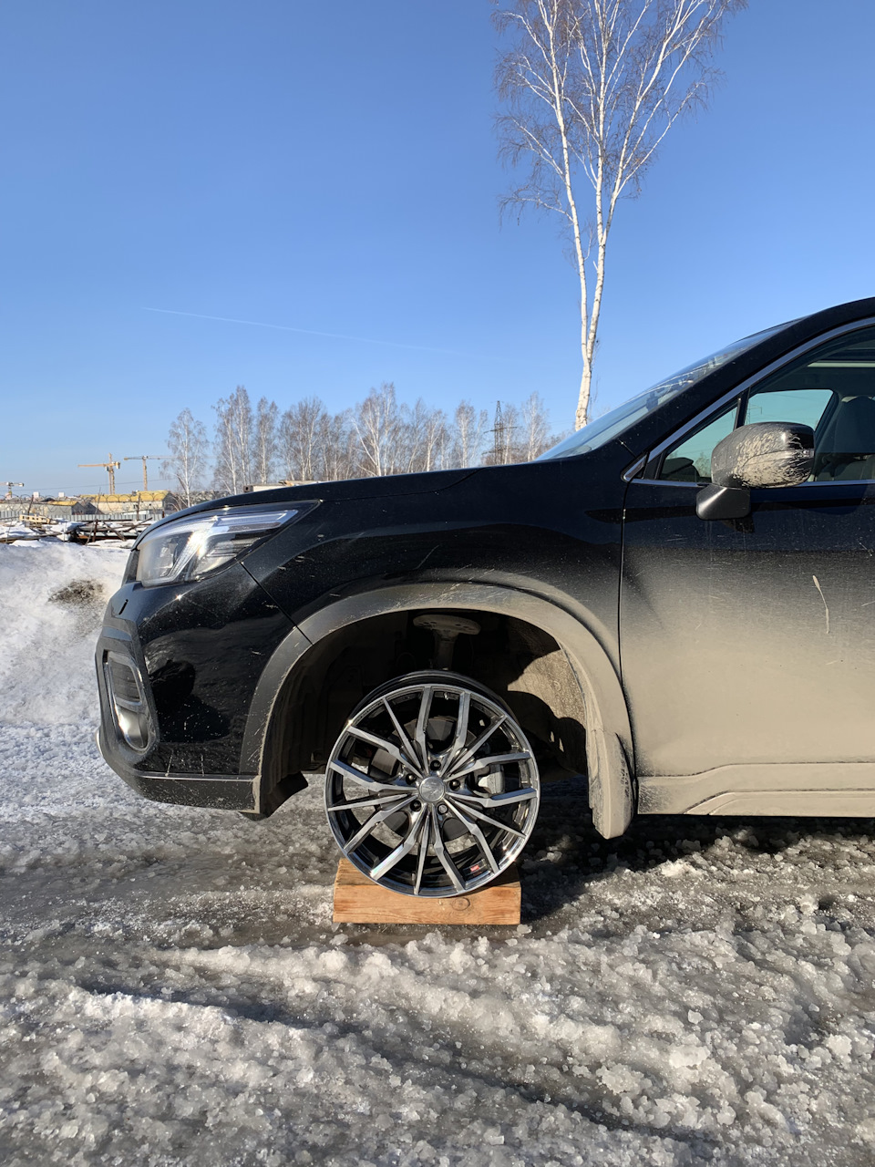 Примерка диска R19 — Subaru Forester (SK), 2,5 л, 2018 года | колёсные диски  | DRIVE2