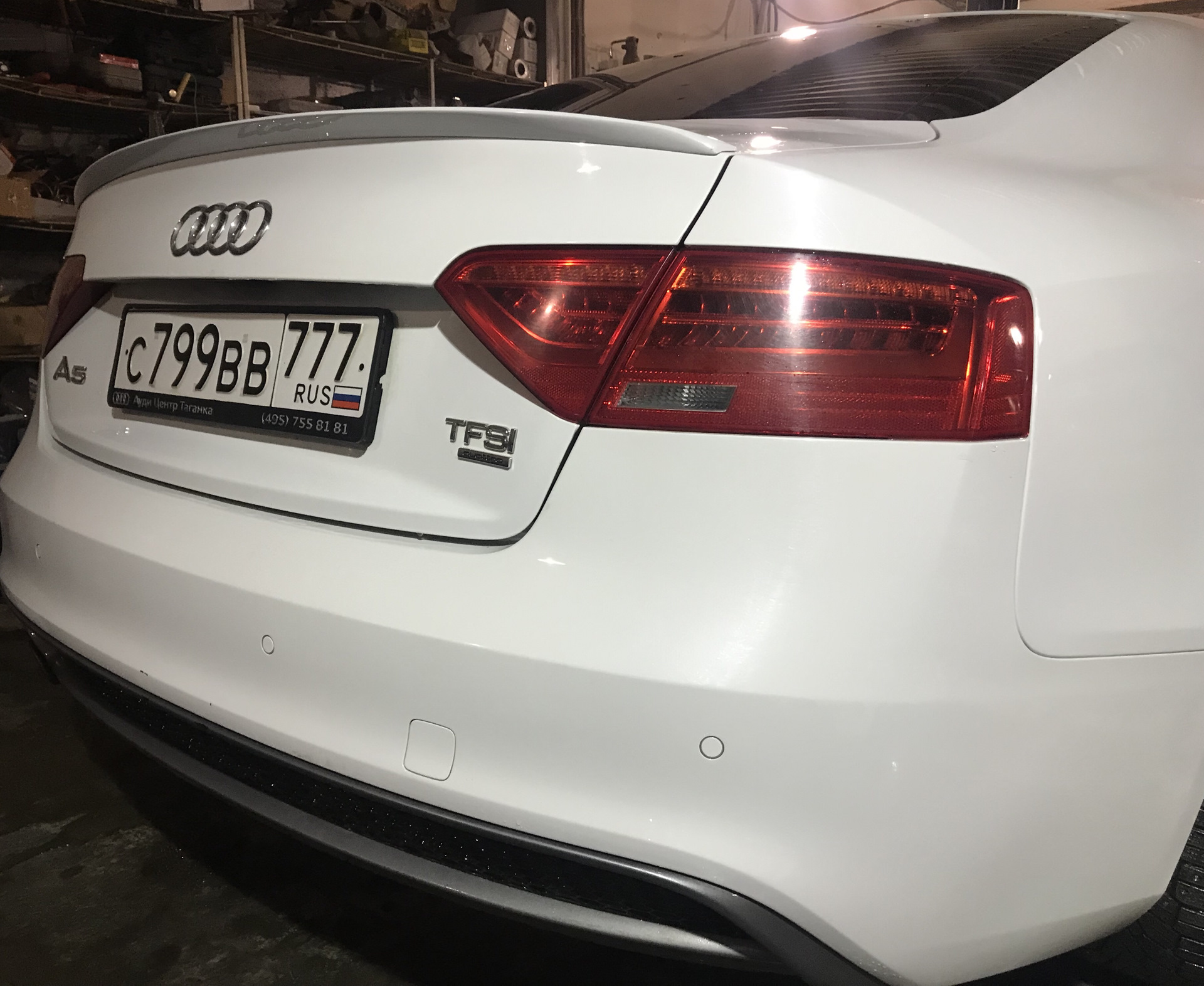 Спойлер Audi a5 b9 Sportback