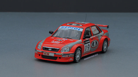 Лада Приора WTCC, 2009 К.Ладыгин (1/43 DiP #221703