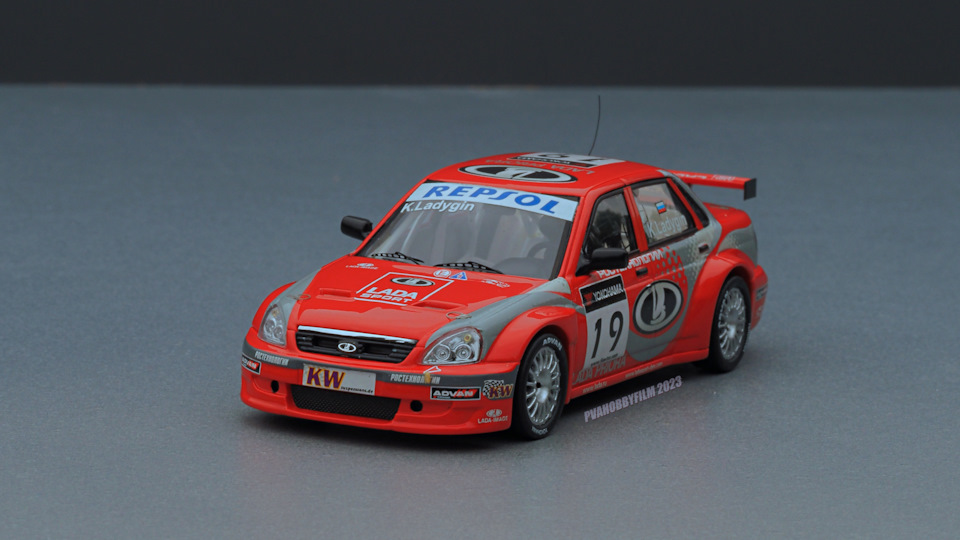 Лада Приора WTCC, 2009 К.Ладыгин (1/43 DiP #221703