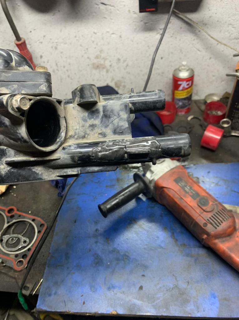 Замена датчика коленвала, замена кожуха термостата, чистка дросселя ...