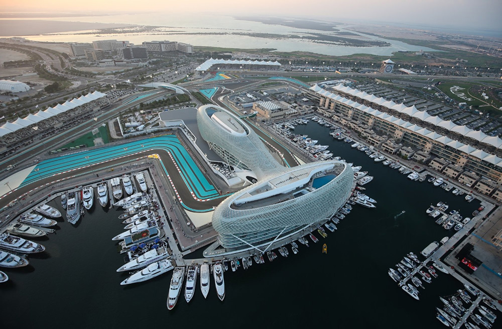 Объ яс. Трасса ф1 Абу Даби. Гран при Абу Даби 2022.