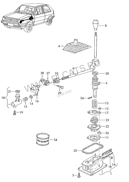 Как отрегулировать кулису на четырёхступенчатой кпп — Volkswagen Golf ...