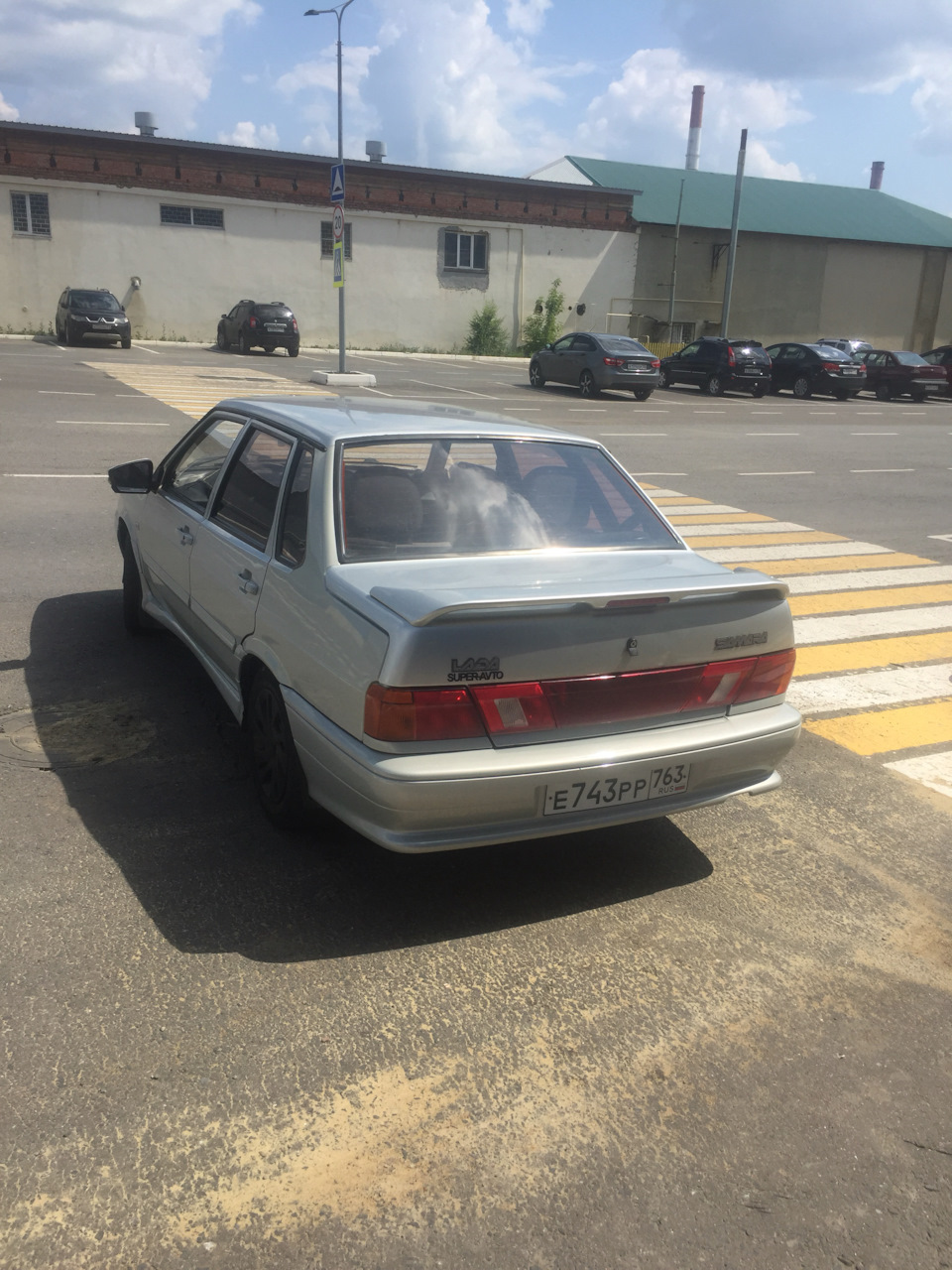 Шильдик супер авто, двойной воздушный сигнал. — Lada 2115, 1,6 л, 2007 года  | аксессуары | DRIVE2