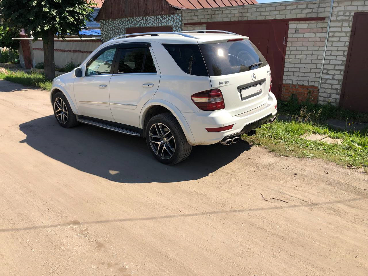 Финишный вариант тюнинга заднего бампера w164 — Mercedes-Benz M-Class ...