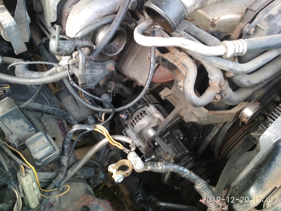 Генератор. Ротор досвидания. — Toyota Hilux Surf (2G), 2,4 л, 1993 года ...