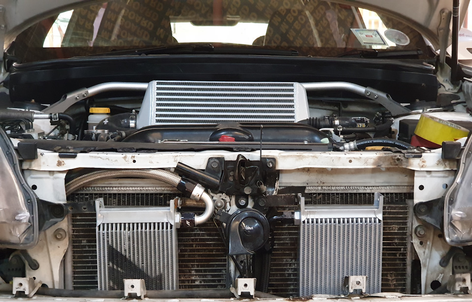Transmission cooler setup 1 — Subaru Forester (SH), 2,5 л, 2011 года