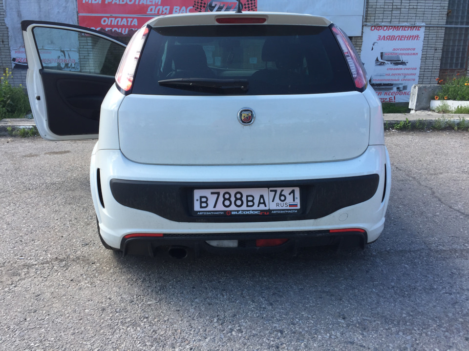 Замена ГРЗ — FIAT Grande Punto, 1,4 л, 2008 года | просто так | DRIVE2