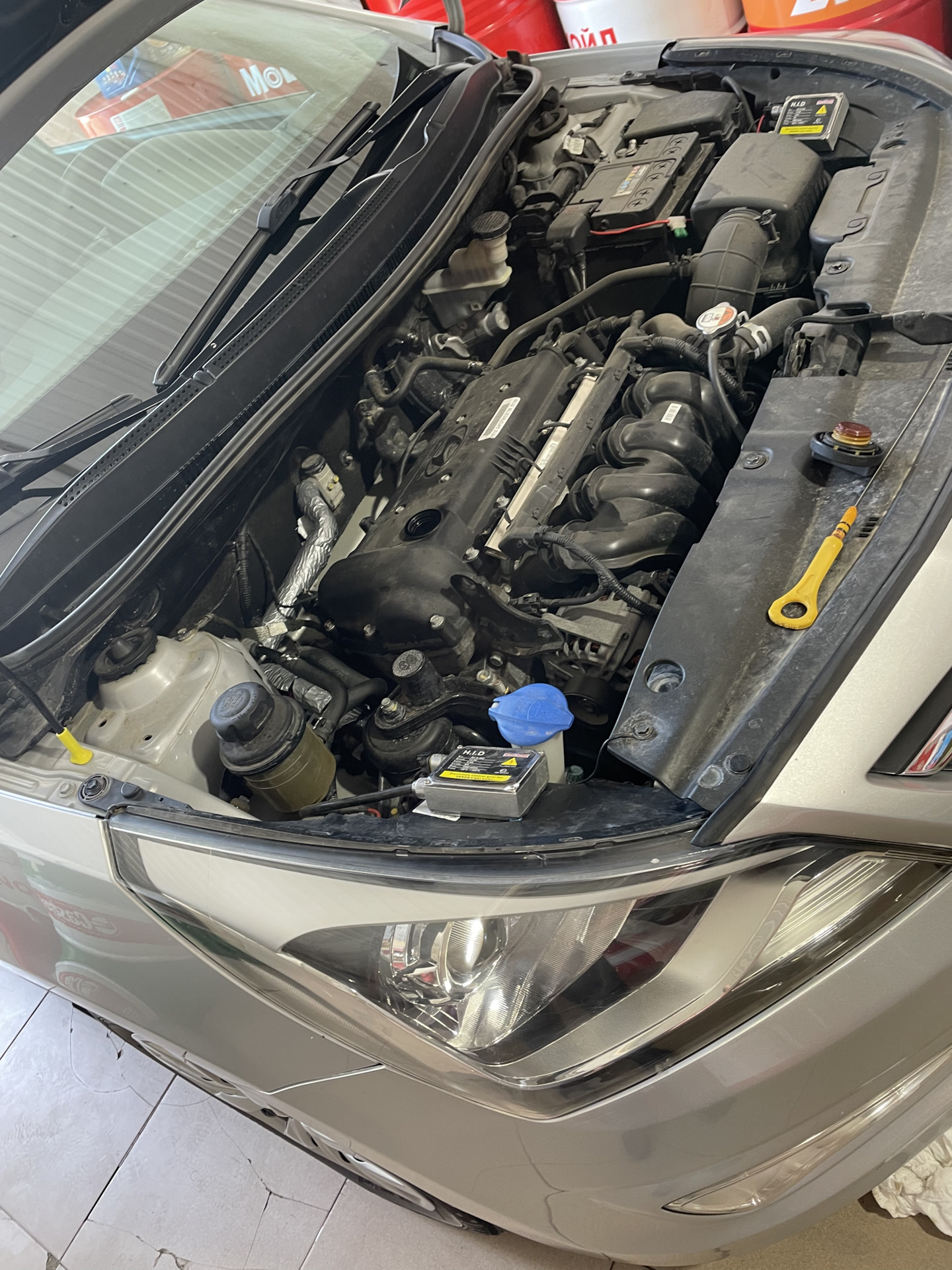 Замена масло в двс и акпп — Hyundai Solaris (1G), 1,6 л, 2015 года ...