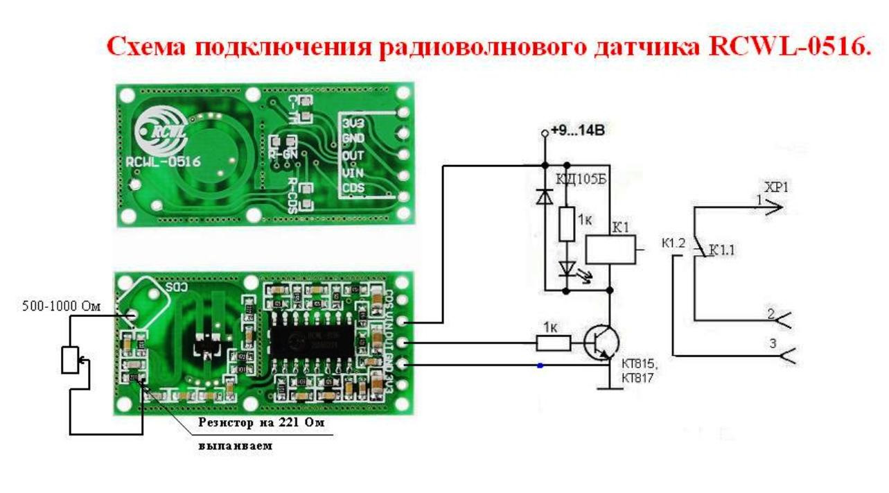 Rcwl 0516 диаграмма направленности