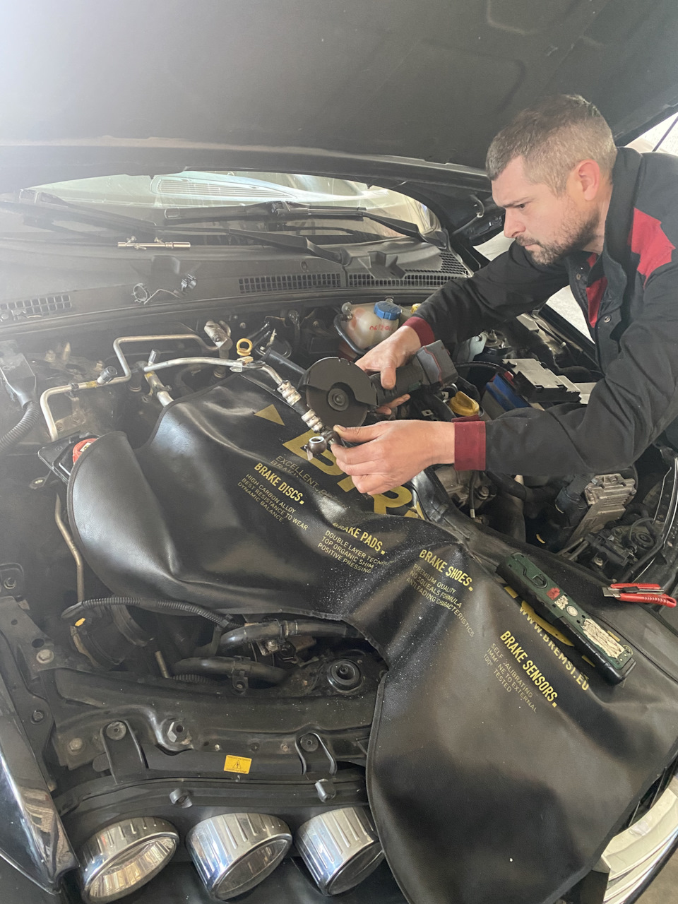 Ремонт трубки гура — Alfa Romeo 159 Sportwagon, 2,4 л, 2009 года ...