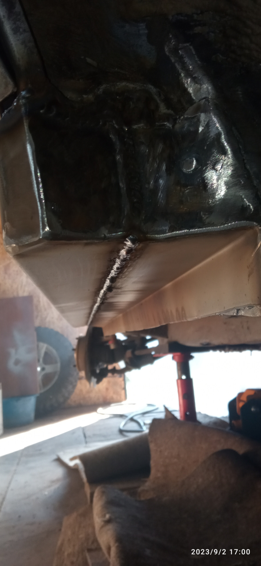 Замена порогов на проф трубу — Chevrolet Niva, 1,7 л, 2008 года ...