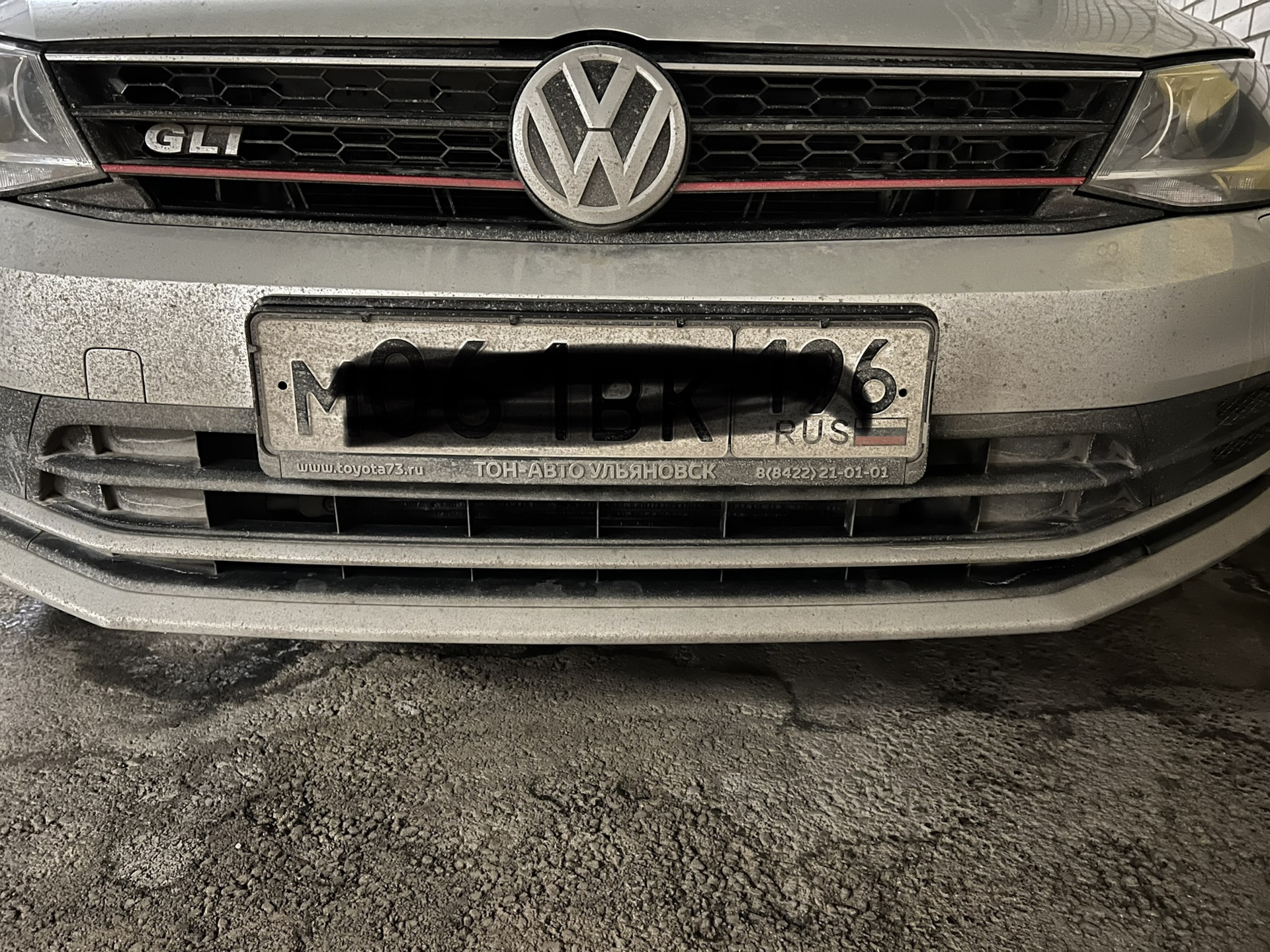 Зимняя заглушка в бампер — Volkswagen Jetta VI, 1,4 л, 2015 года ...